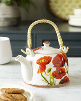 Poppy Ceramic Tea Kettle - The Decor Kart 
