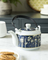 Bamboo Ceramic Tea Kettle - The Decor Kart 