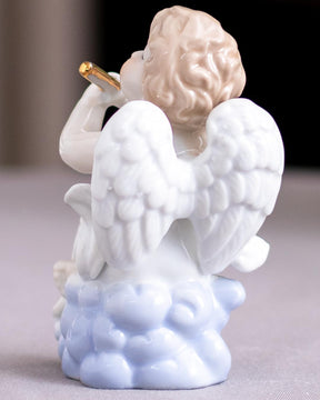 'Angelic Musician' Fine Porcelain Figurine - Set of 2