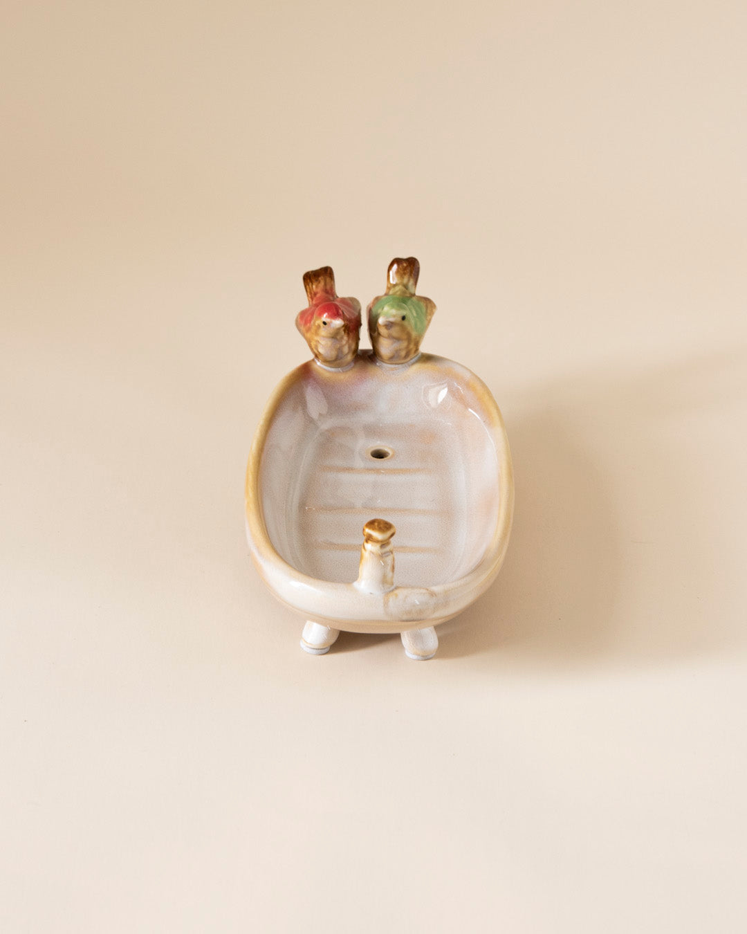 Rustic Bird Bathtub Soap Dispenser 