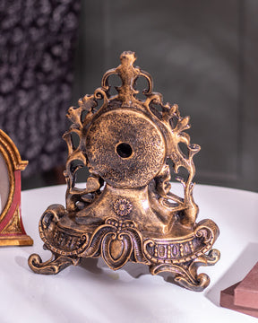 Rhodes Rustic Brown Mantle Clock - The Decor Kart 