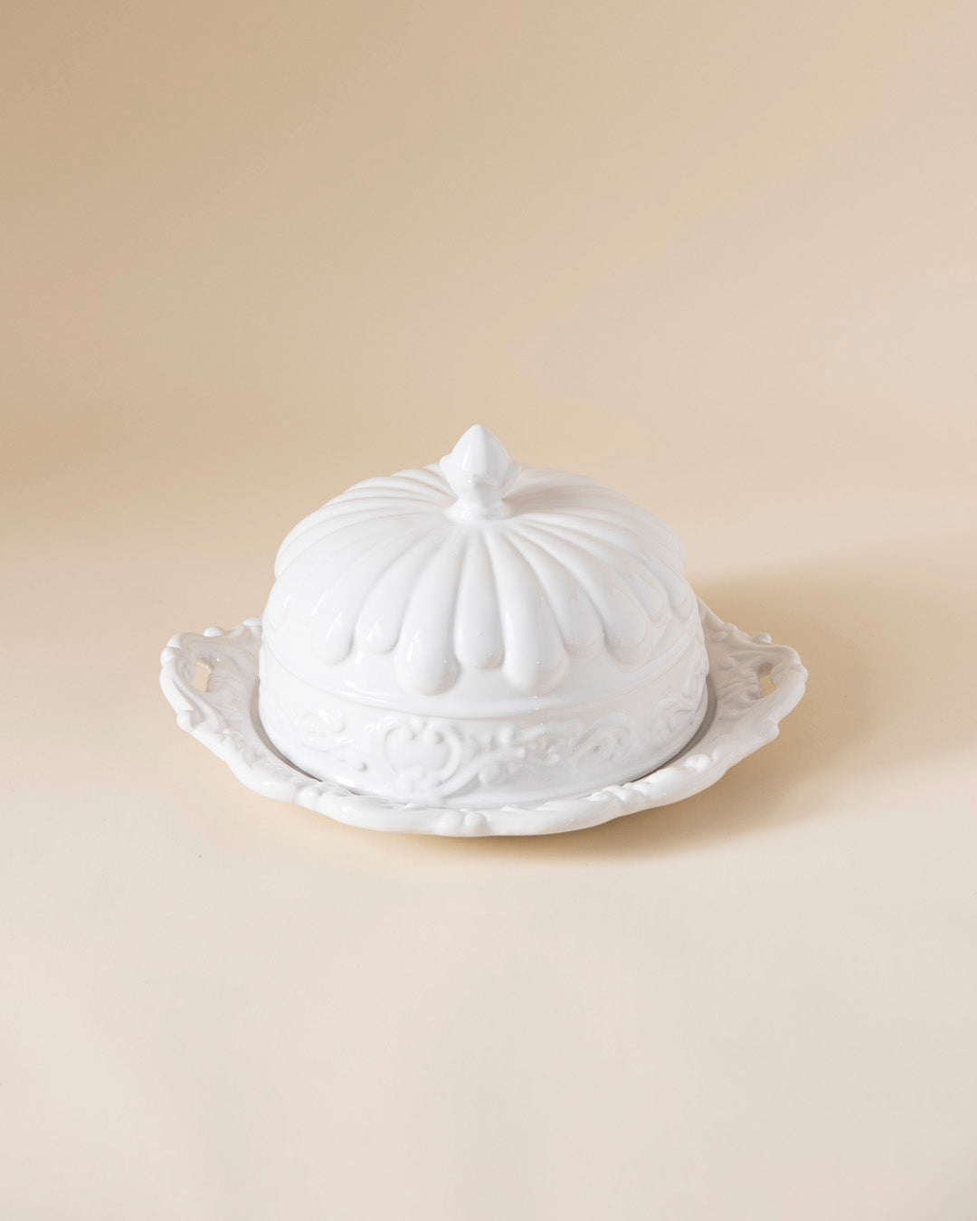 Victorian Charm Butter Dish 