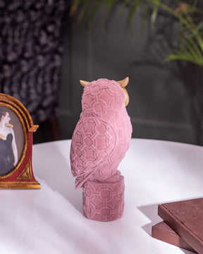 Adorable Owl Figurine - Pink