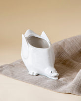 Playful Duck Ceramic Vase 