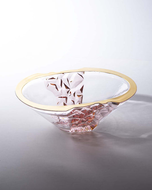 Crystal Glass Arcopal Decorative Bowl - The Decor Kart