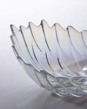 Leaf Shaped Crystal Decorative Bowl