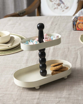 'Entrada' 2 Tier Cake Stand - The Decor Kart 
