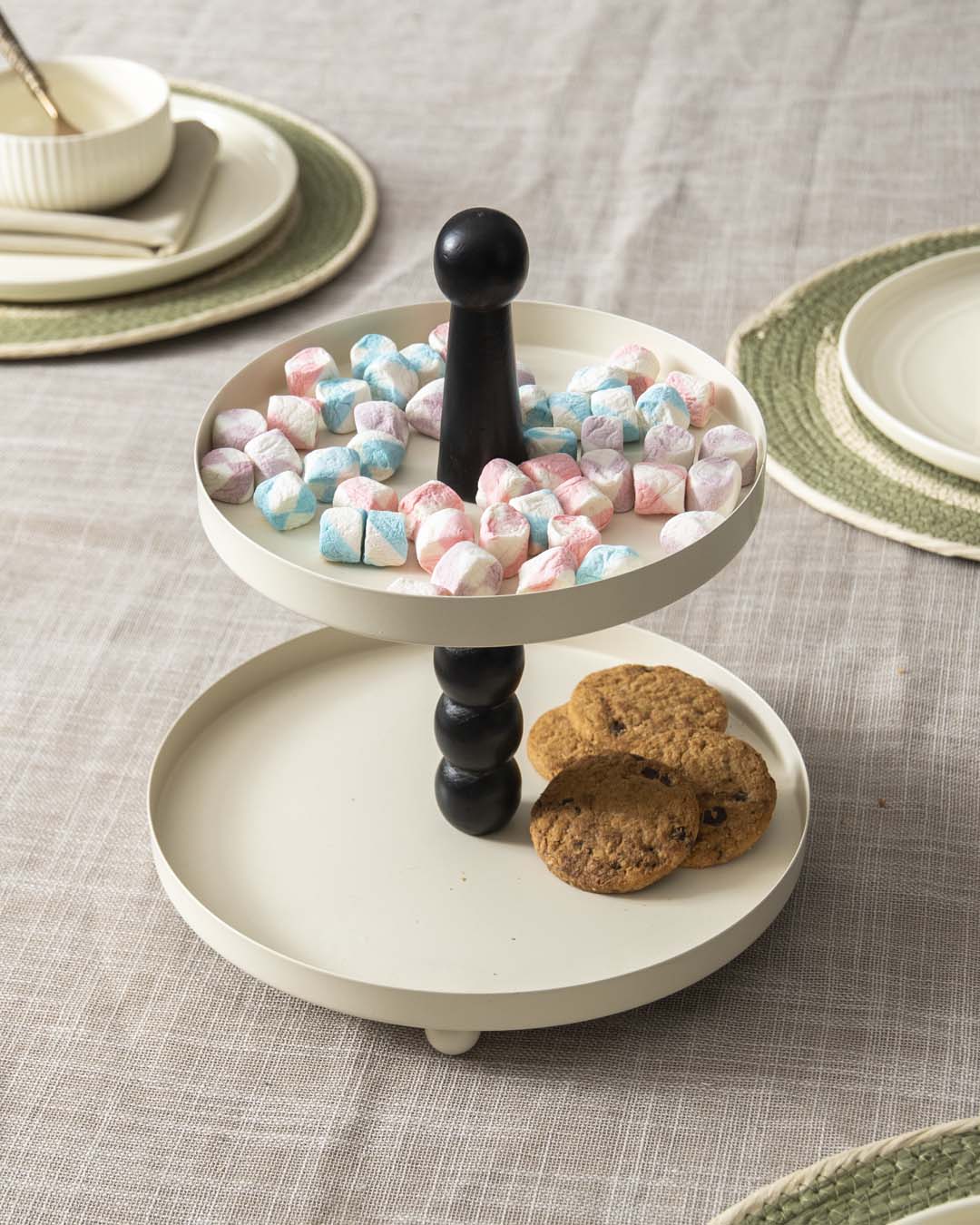 'Appetizer' 2 Tier Cake Stand - The Decor Kart 