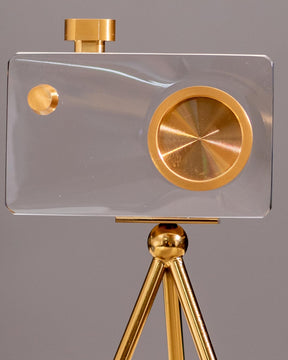 'Capture Beauty' Crystal Camera Sculpture - Small