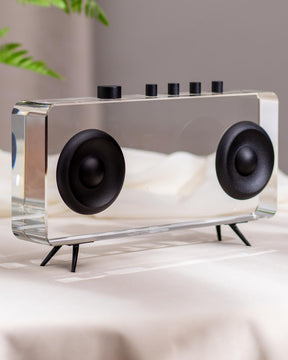 Crystal Vintage Radio Table Top