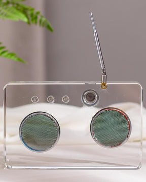 Crystal Vintage Radio Table Top