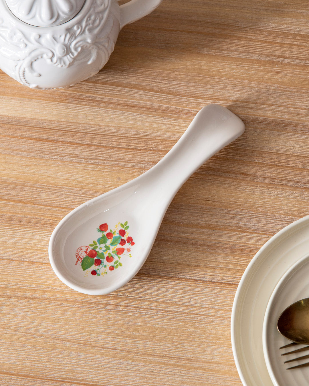 Juicy Raspberries Spoon Rest 