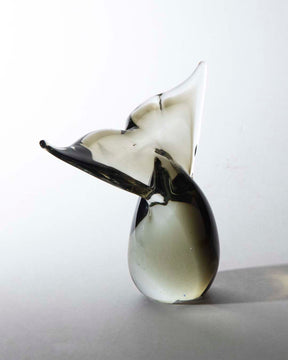 Whale Tail Glass Figurine