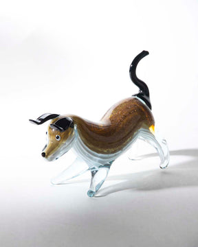 Venus Back Dog Glass Figurine