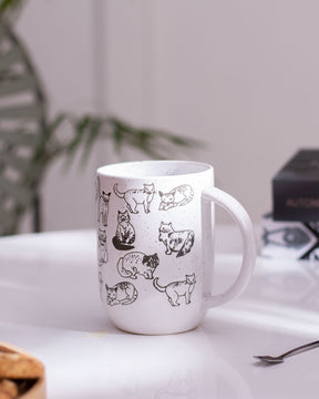 'Cats' Coffee Mug - White