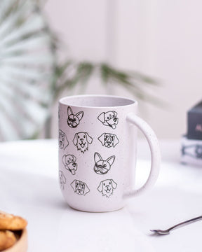 'Dogs' Coffee Mug - White