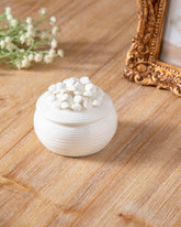 Ivory Blossom Trinket Keeper - White 