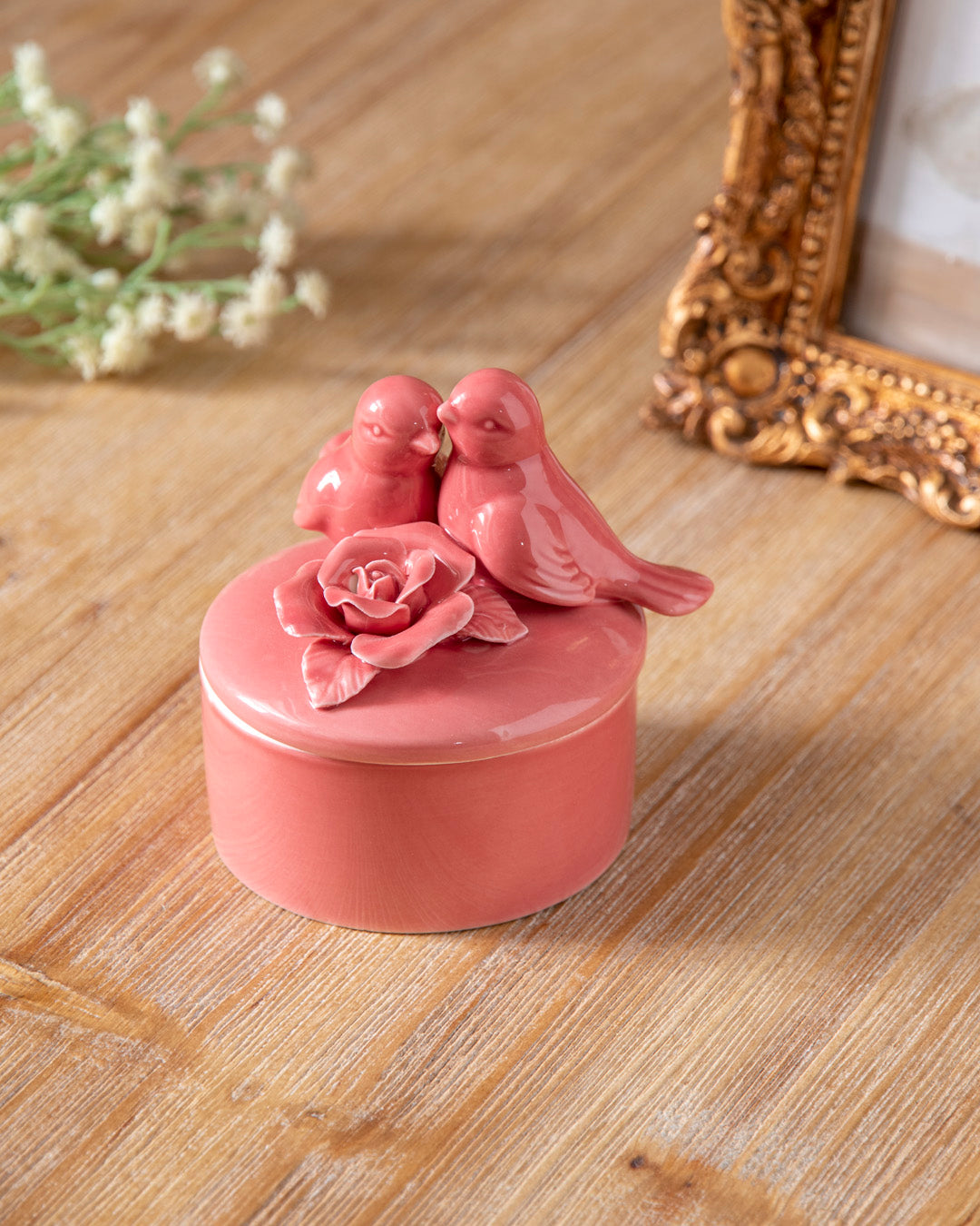 Bird Bliss Trinket Keeper - Red 