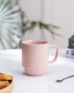 The Queen Coffee Mug - Pink
