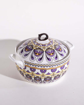 'Tangier' Buffet Casserole with Ceramic Lid - The Decor Kart 