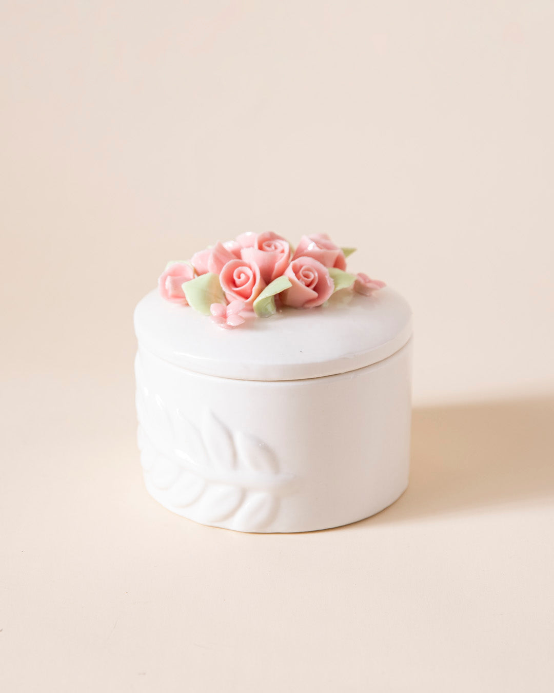 Floral Harmony Trinket Keeper - Pink 