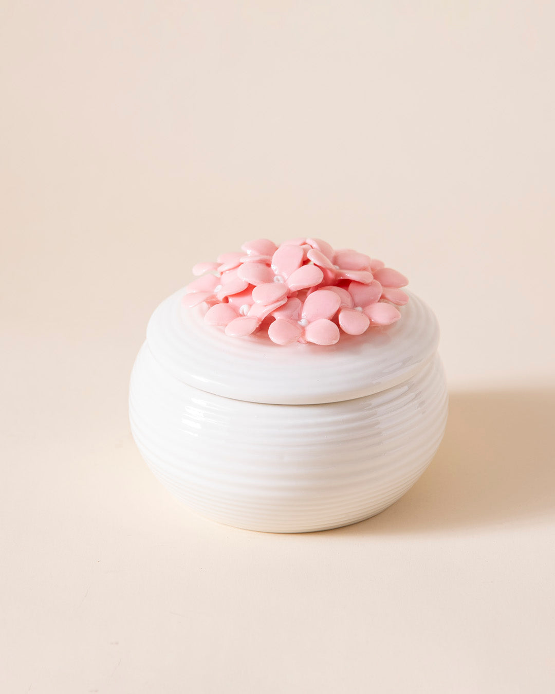 Ivory Blossom Trinket Keeper - Pink 