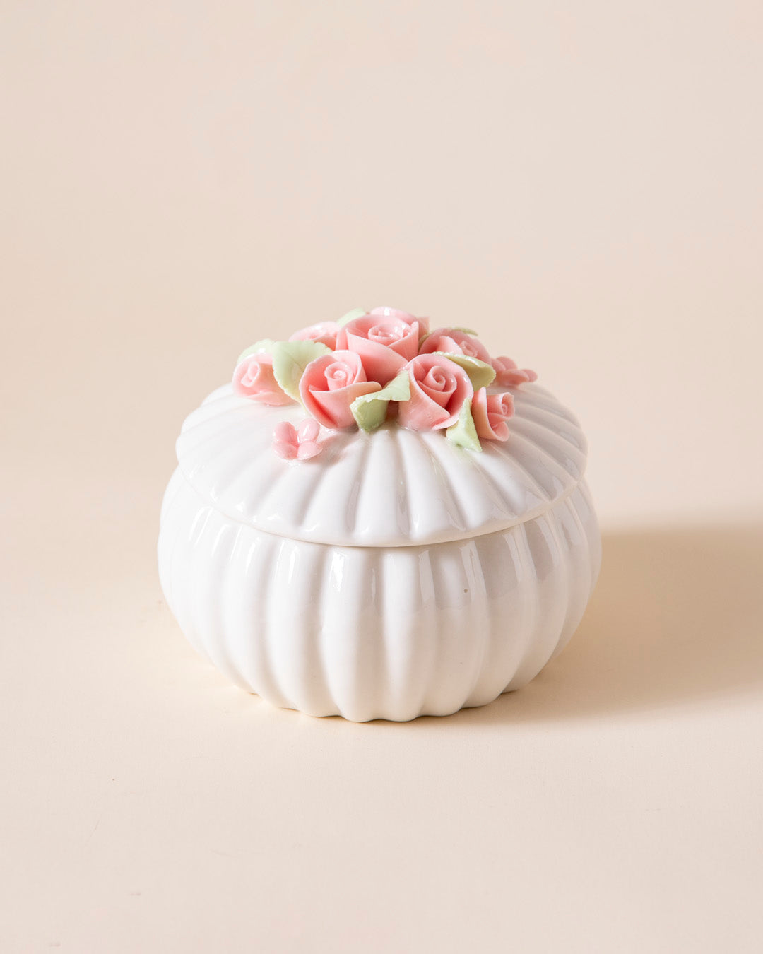 Rose Blossom Trinket Keeper - Set Of 2 