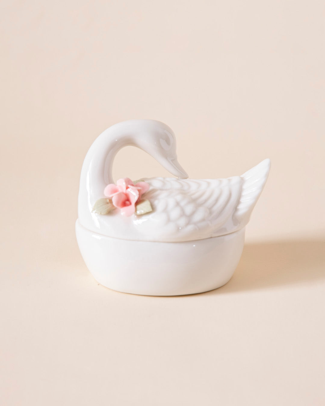 Romantic Swan Trinket Keeper 