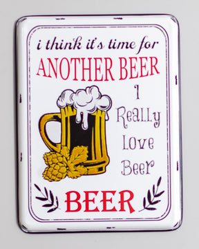 'Another Beer' Tin Bar Sign