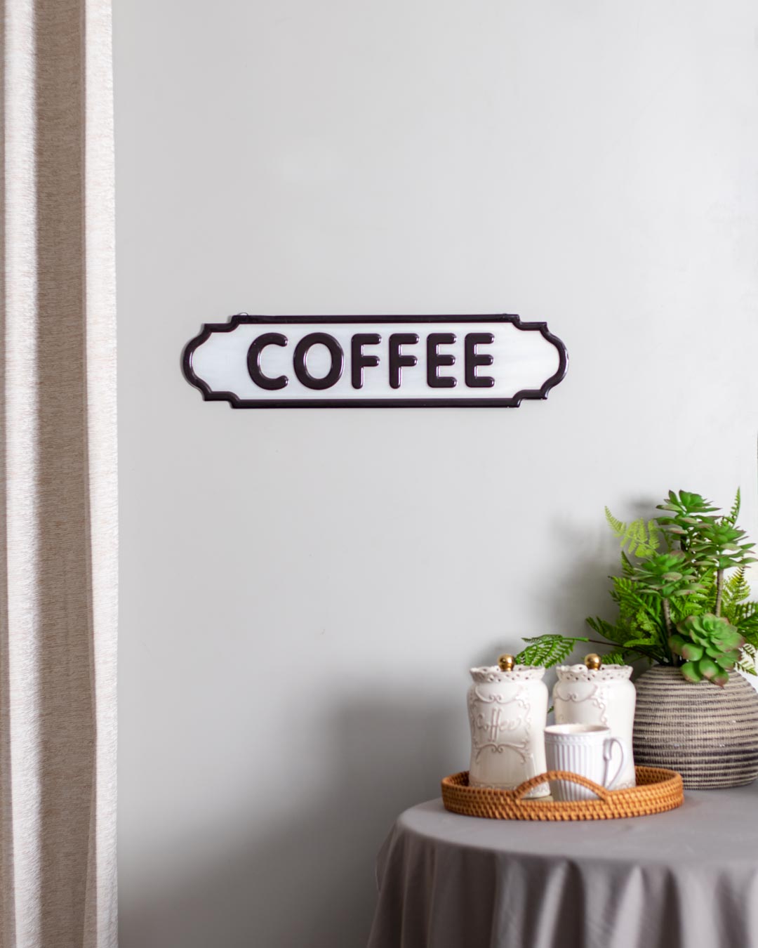 'Coffee' Tin Bar Sign