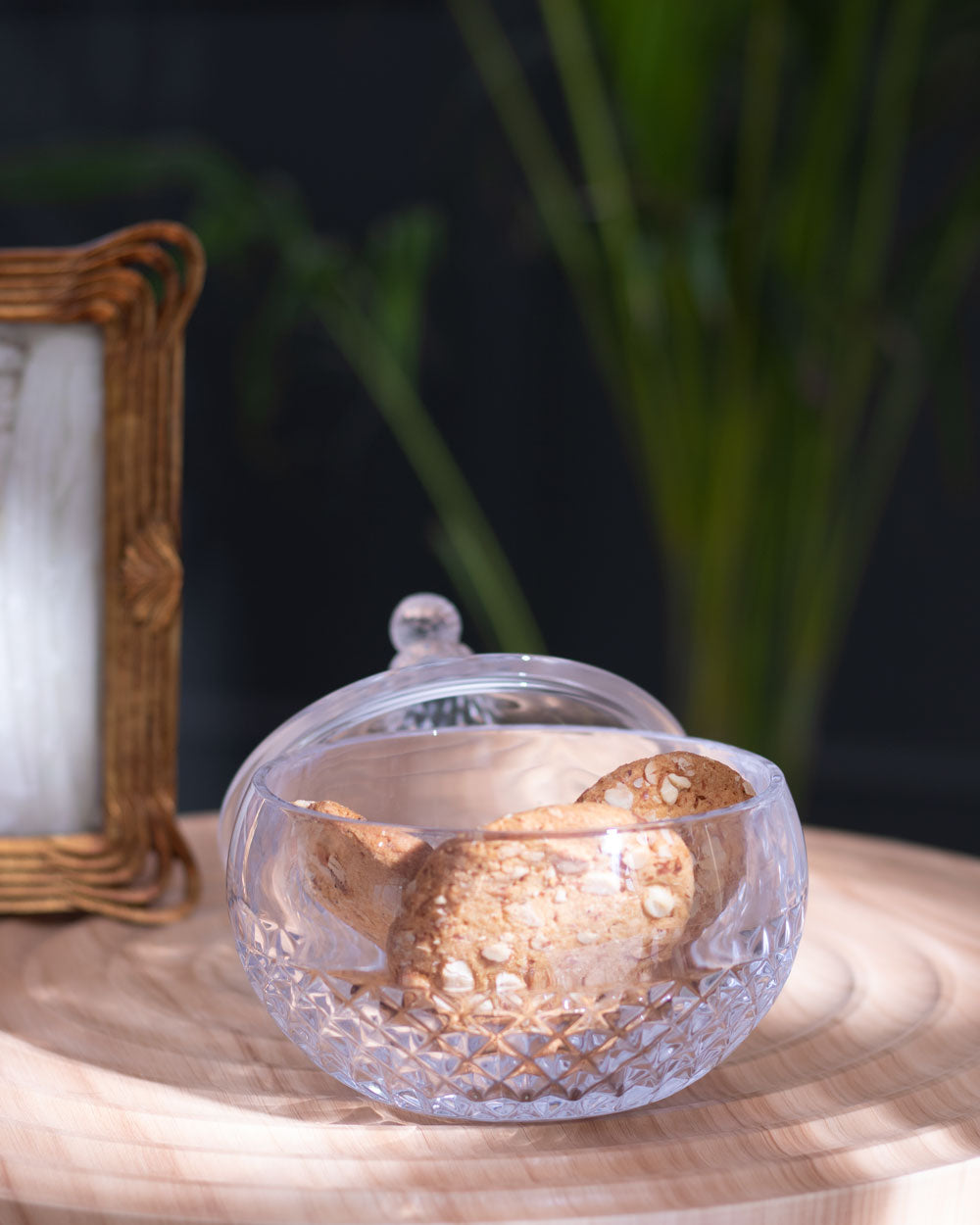 Crystal Glass Candy Jar