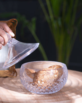 Crystal Glass Candy Jar