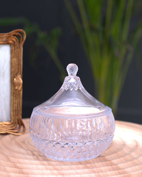 Crystal Glass Candy Jar
