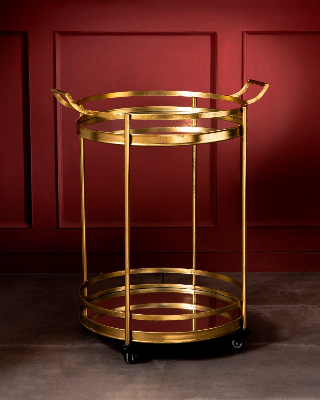 Glamour Sphere Bar Cart 