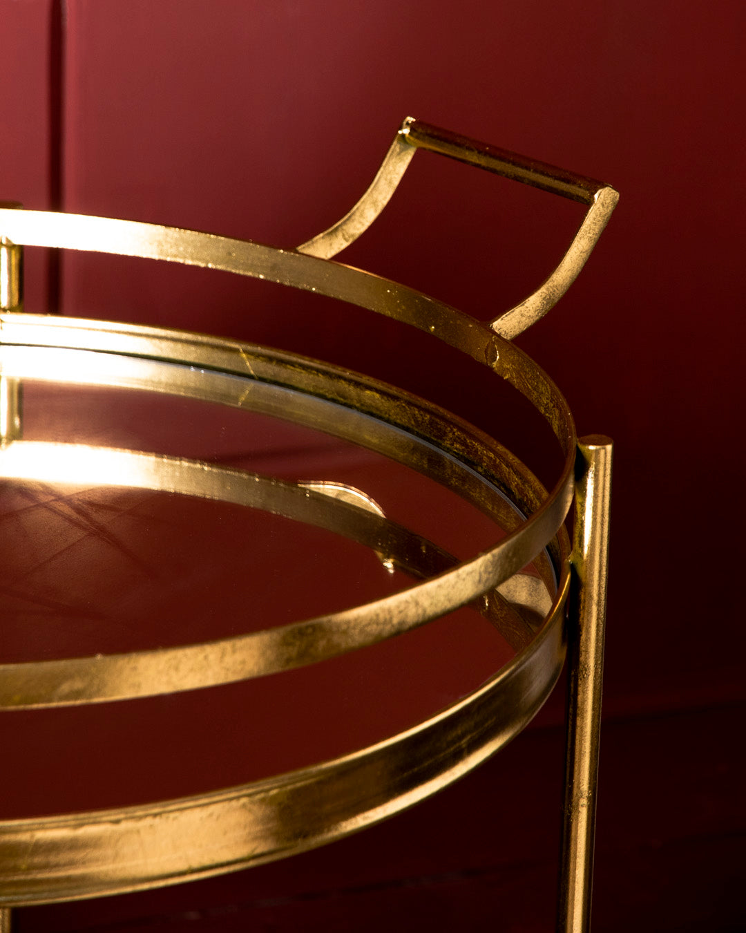 Glamour Sphere Bar Cart 