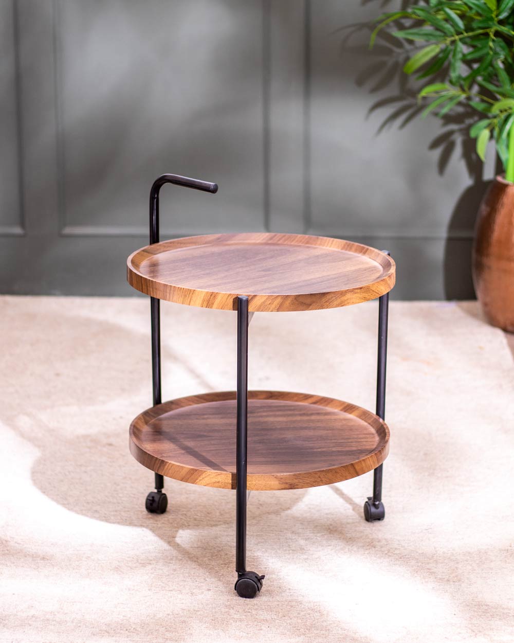 Timeless Charm: A Rustic Wooden Table