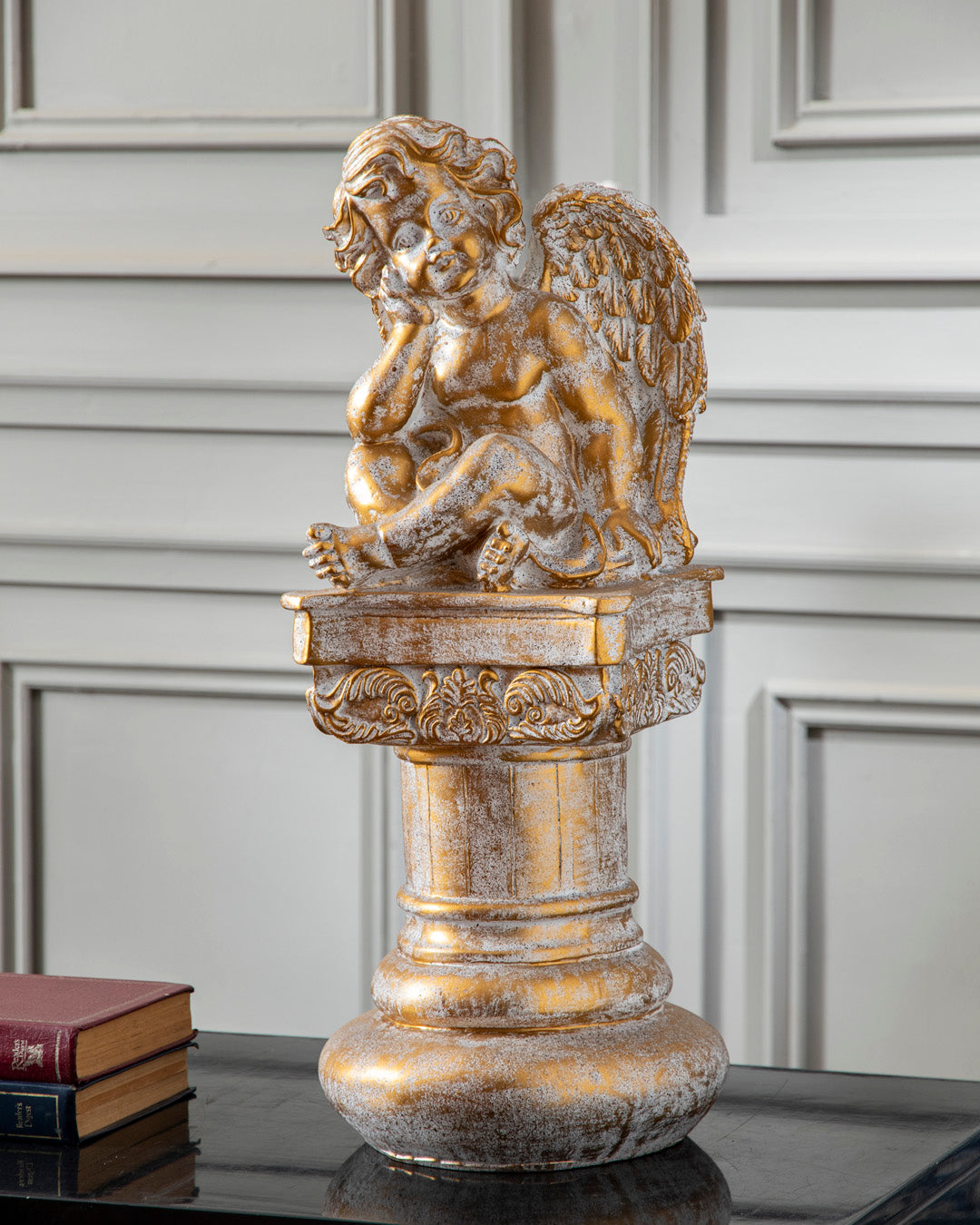 Thoughtful Serenity Angel Cherub Figurine 