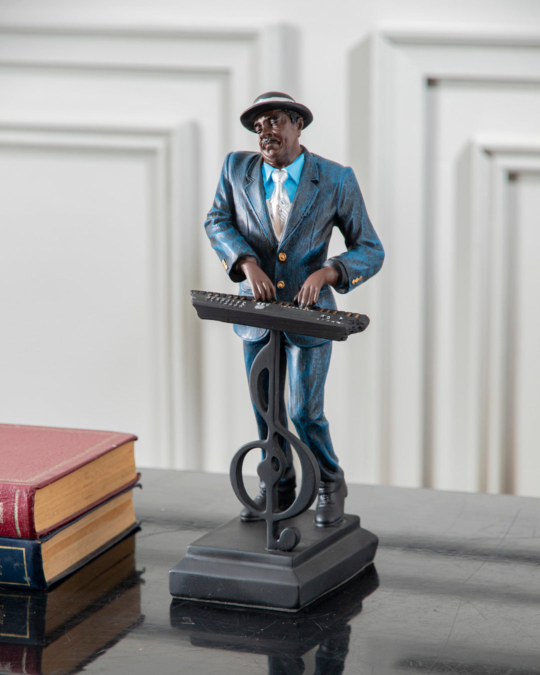 The Blues - Musician Playing Piano Bust 
