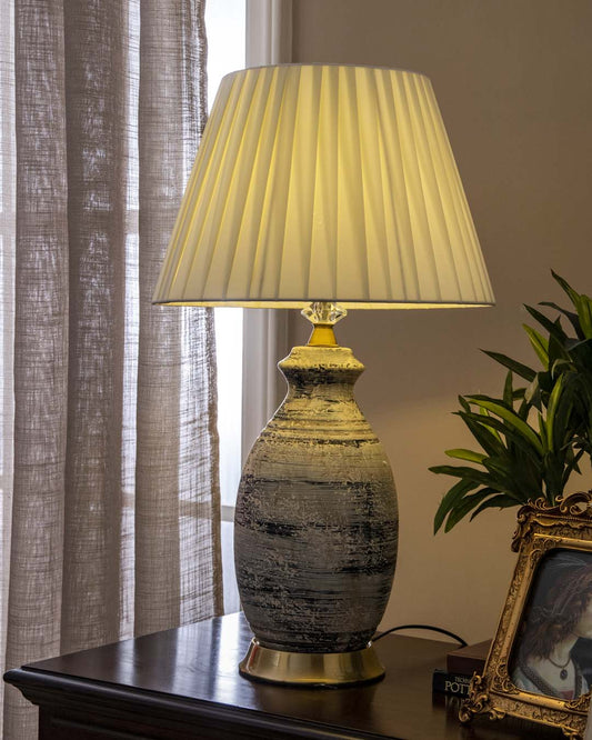 Antique Allure Ceramic Table Lamp - The Decor Kart