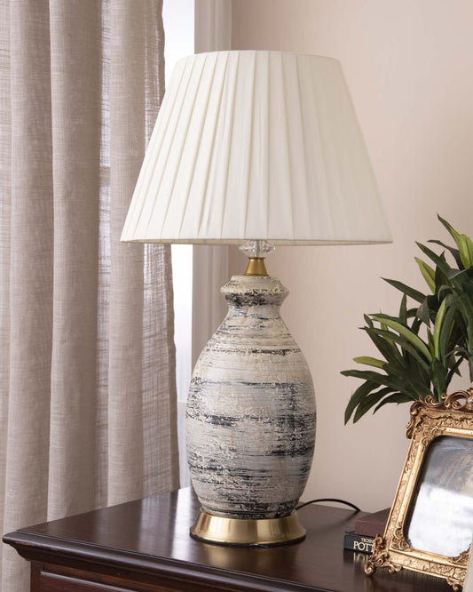 Antique Allure Ceramic Table Lamp - The Decor Kart
