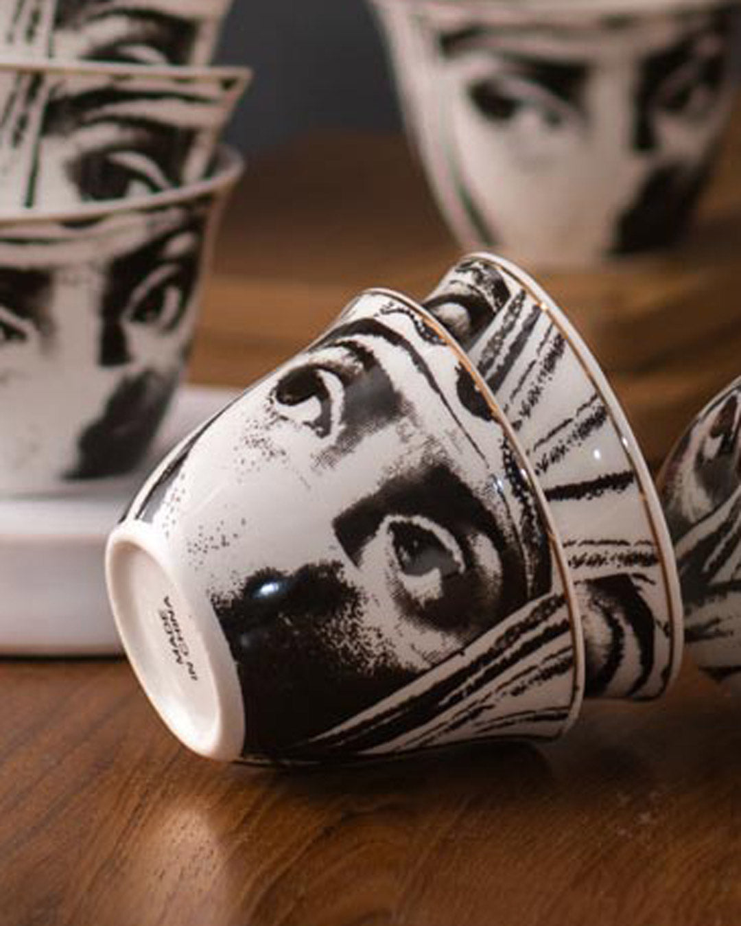 The Woman - Ceramic Green Tea Cups - Set of 12 - The Decor Kart