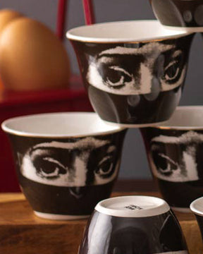 The Woman - Ceramic Green Tea Cups - Set of 12