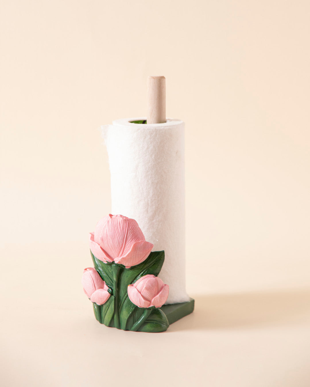 Pink Tulip Tissue Holder 