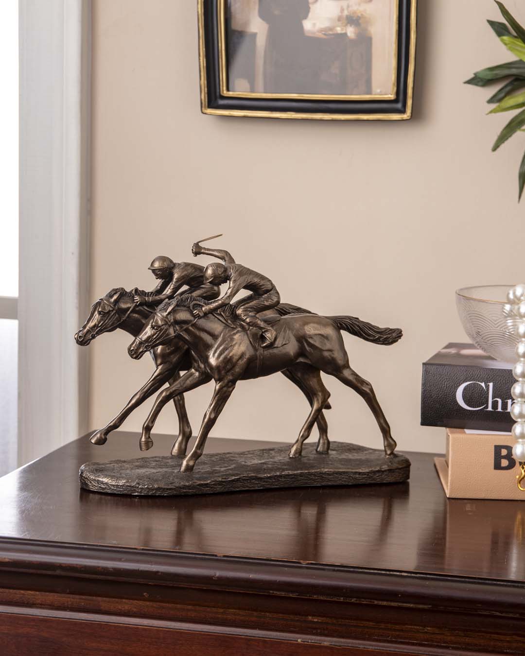 'The Jockey' Tabletop Sculpture - The Decor Kart 