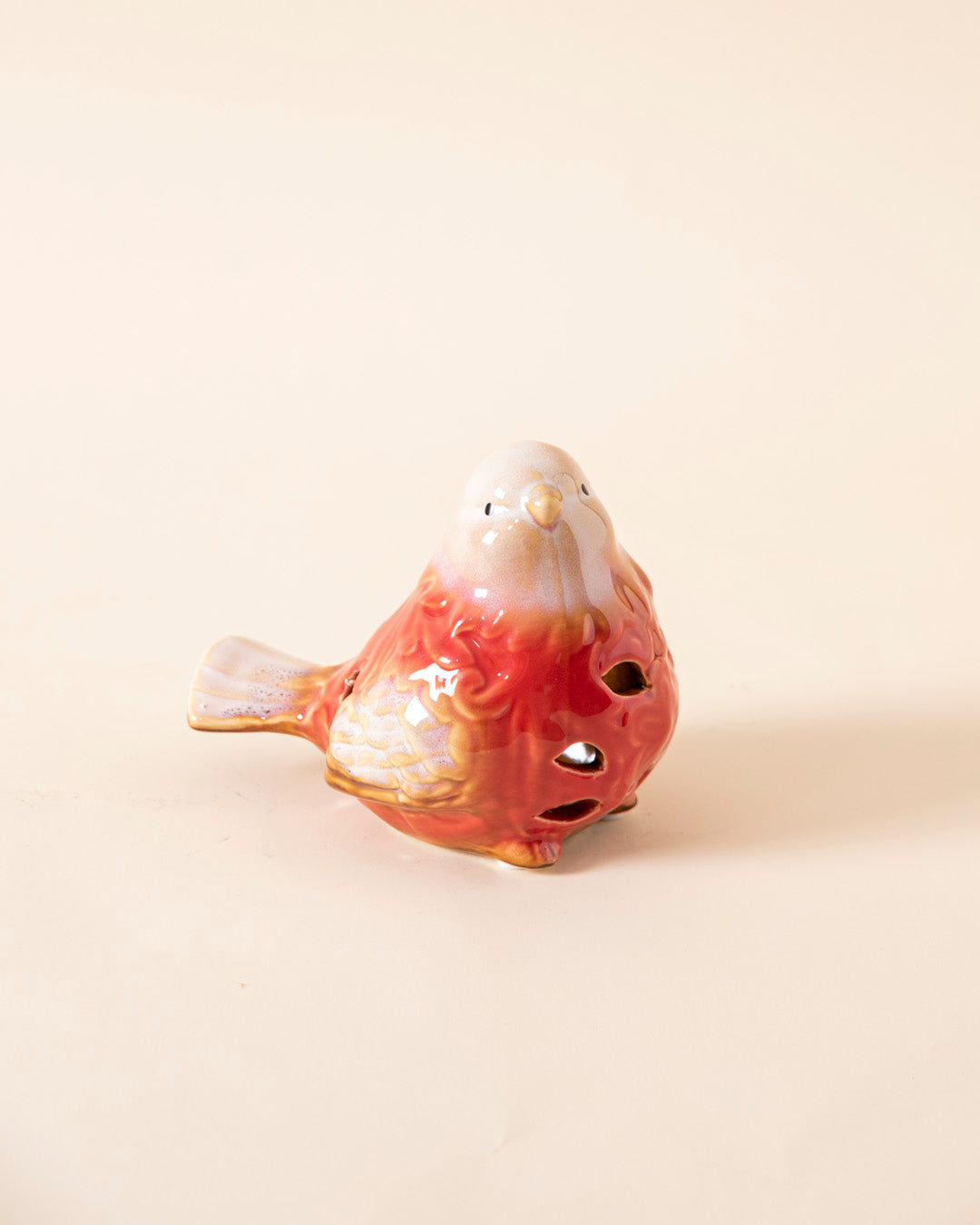 Whispering Willow Bird Figurine - Red 