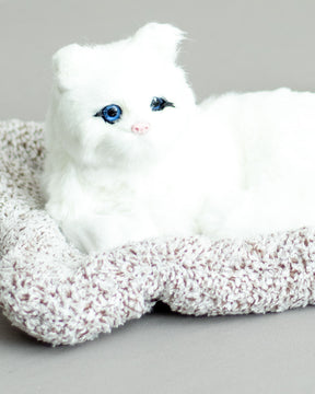 Playful Cat Tabletop Plush Toy