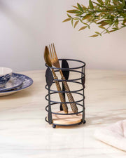 'Spoonful' Cutlery Stand - Black