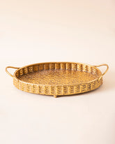 Gold Hammered Serving Tray - Large 