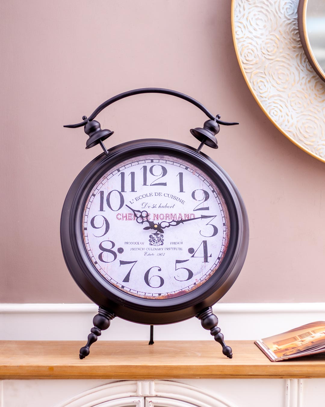 'Chef le Normand' Table Clock - The Decor Kart 