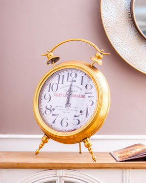 'Chef le Normand' Rustic Gold Colonial Clock - The Decor Kart 